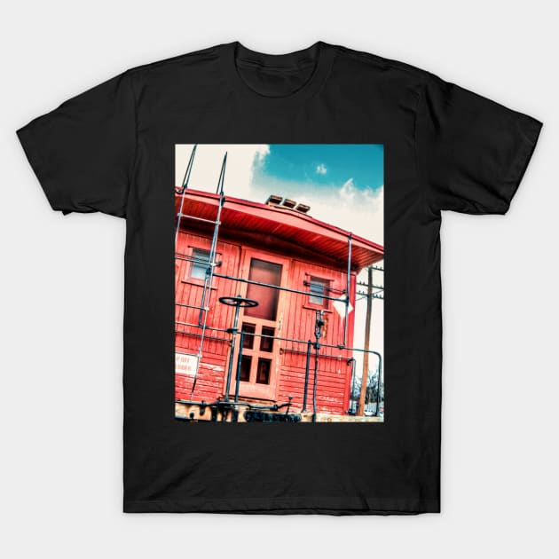 Red Caboose T-Shirt by JonHerrera